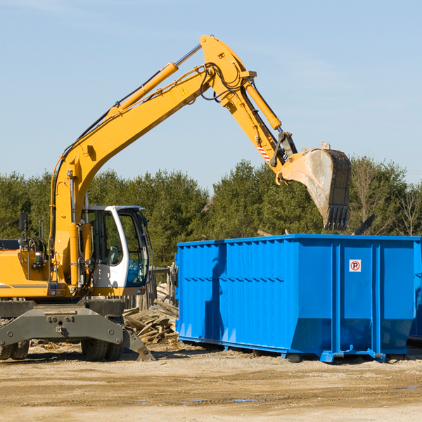 what size residential dumpster rentals are available in Petrolia Pennsylvania